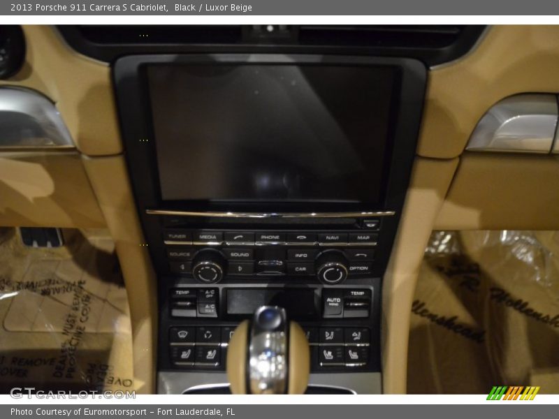 Black / Luxor Beige 2013 Porsche 911 Carrera S Cabriolet
