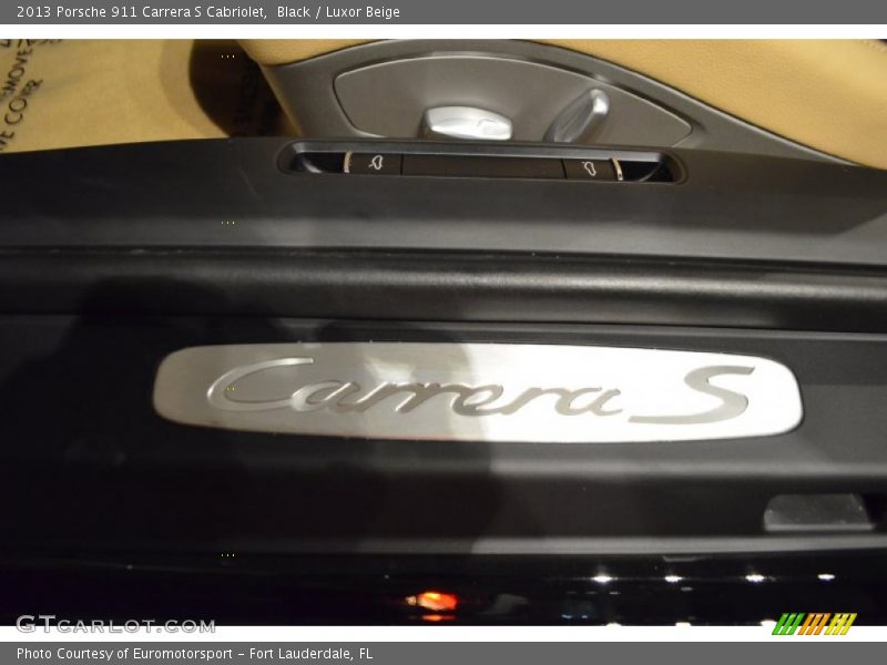 Black / Luxor Beige 2013 Porsche 911 Carrera S Cabriolet