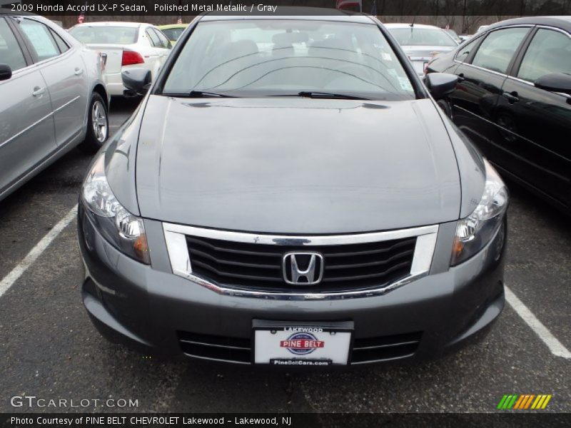 Polished Metal Metallic / Gray 2009 Honda Accord LX-P Sedan