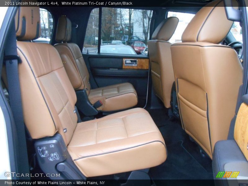 White Platinum Tri-Coat / Canyon/Black 2011 Lincoln Navigator L 4x4
