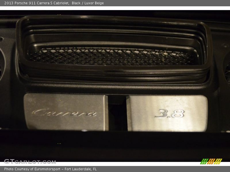 Black / Luxor Beige 2013 Porsche 911 Carrera S Cabriolet