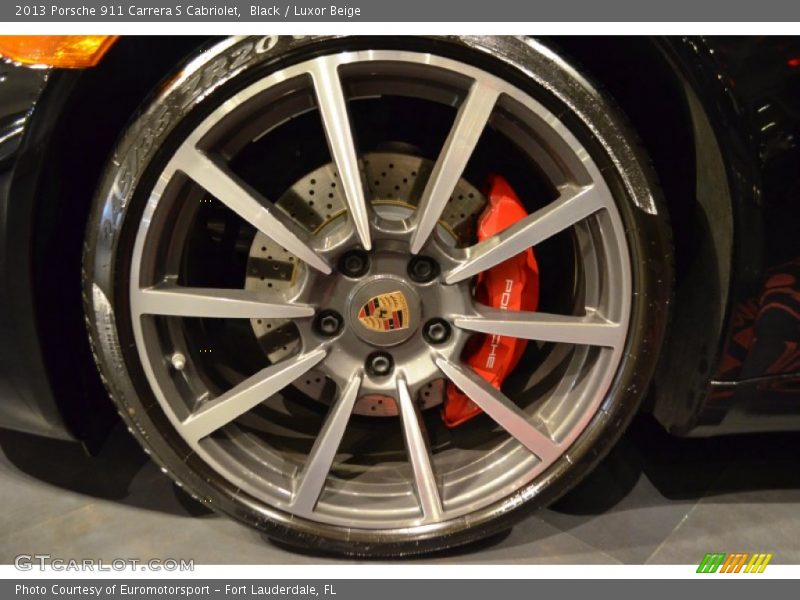 Black / Luxor Beige 2013 Porsche 911 Carrera S Cabriolet