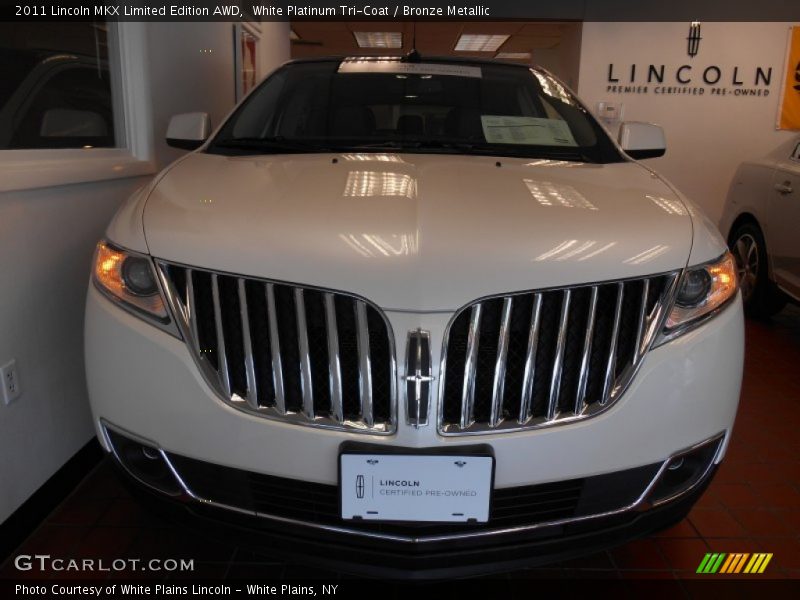 White Platinum Tri-Coat / Bronze Metallic 2011 Lincoln MKX Limited Edition AWD