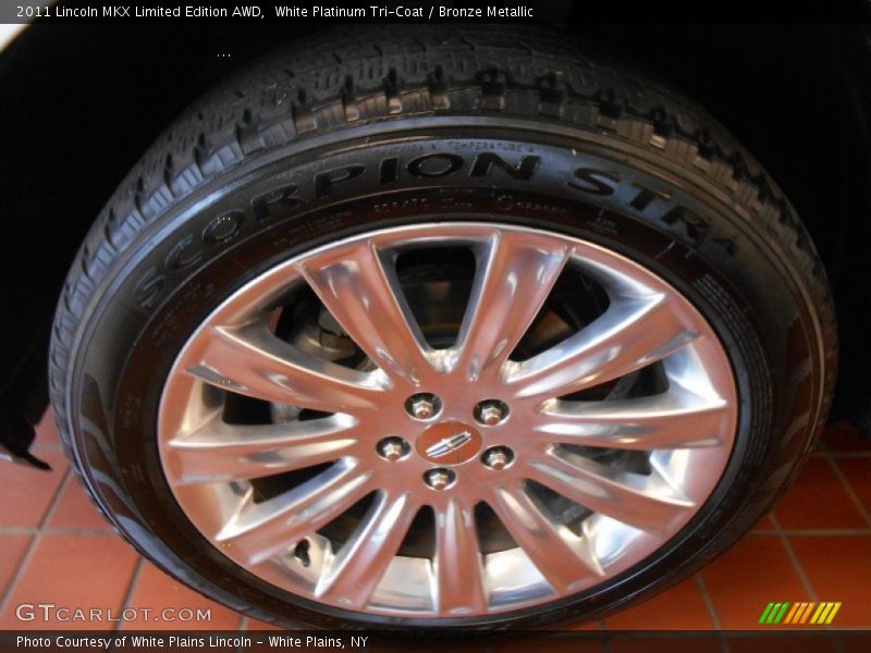 White Platinum Tri-Coat / Bronze Metallic 2011 Lincoln MKX Limited Edition AWD