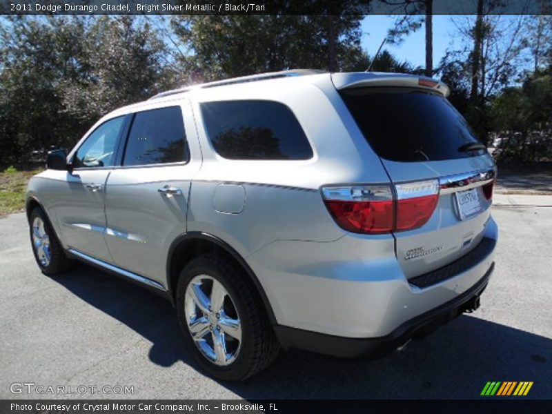Bright Silver Metallic / Black/Tan 2011 Dodge Durango Citadel