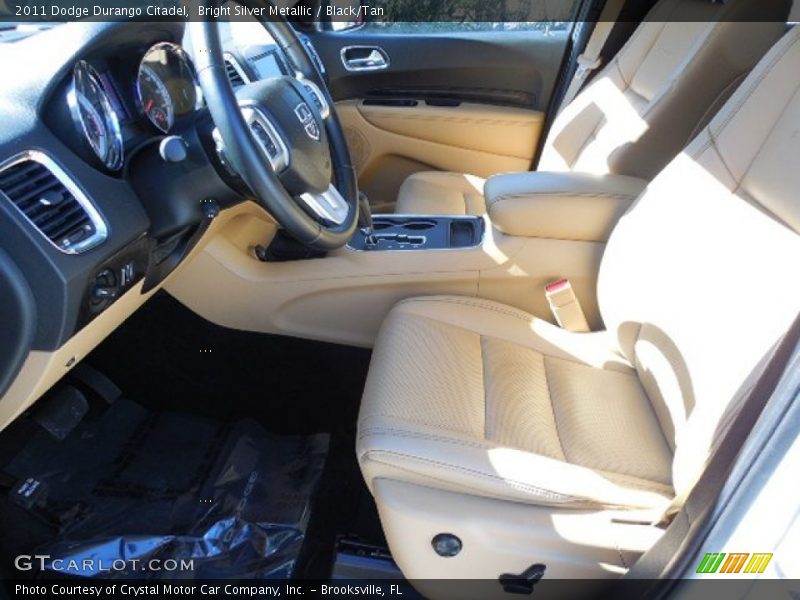 Bright Silver Metallic / Black/Tan 2011 Dodge Durango Citadel
