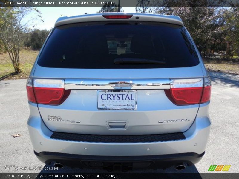 Bright Silver Metallic / Black/Tan 2011 Dodge Durango Citadel