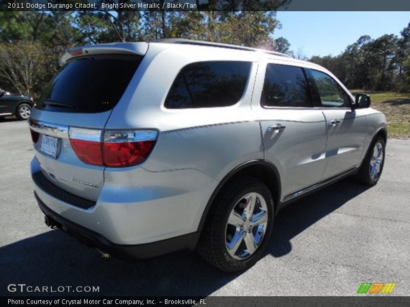 Bright Silver Metallic / Black/Tan 2011 Dodge Durango Citadel