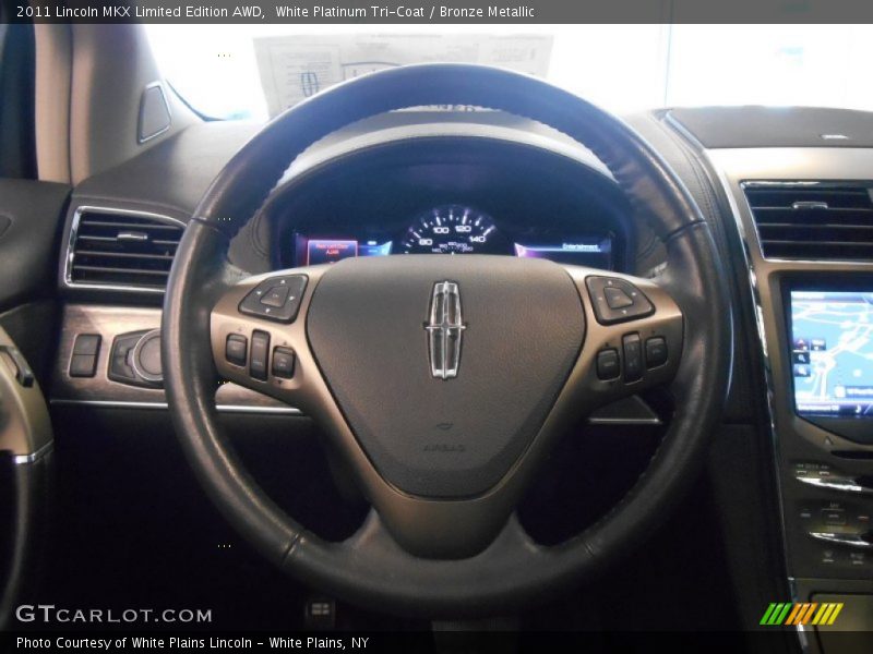 White Platinum Tri-Coat / Bronze Metallic 2011 Lincoln MKX Limited Edition AWD