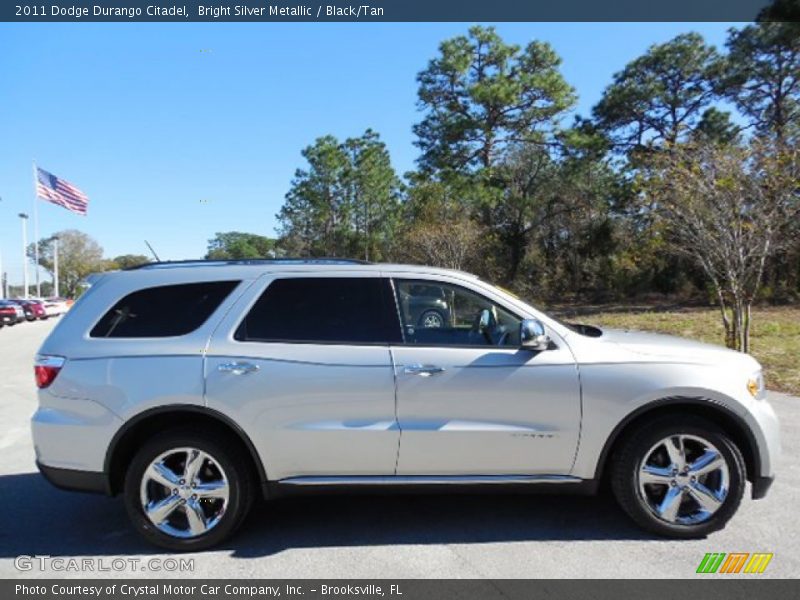 Bright Silver Metallic / Black/Tan 2011 Dodge Durango Citadel