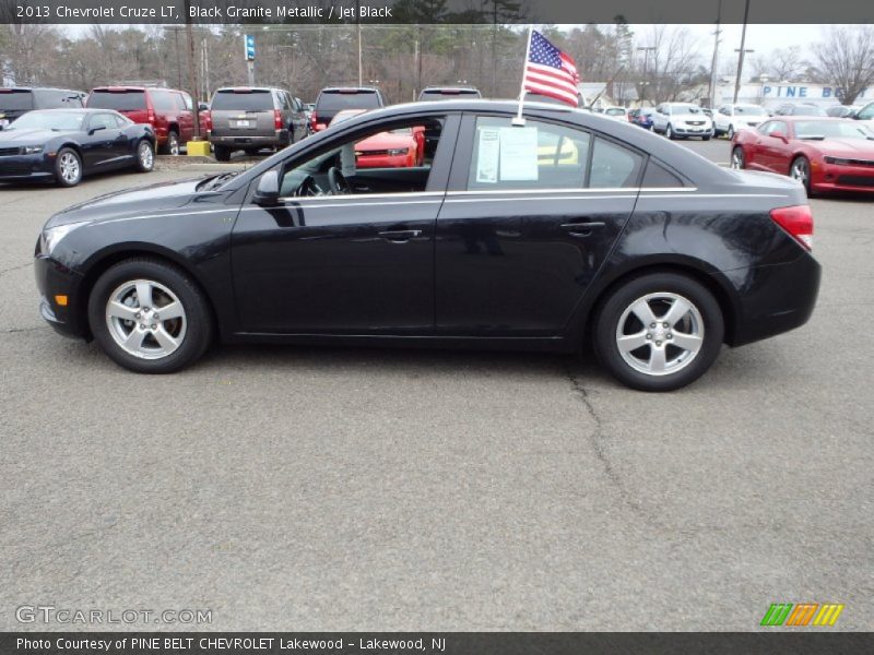 Black Granite Metallic / Jet Black 2013 Chevrolet Cruze LT