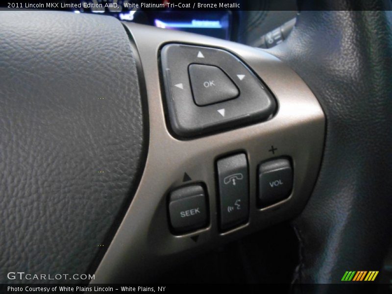 White Platinum Tri-Coat / Bronze Metallic 2011 Lincoln MKX Limited Edition AWD
