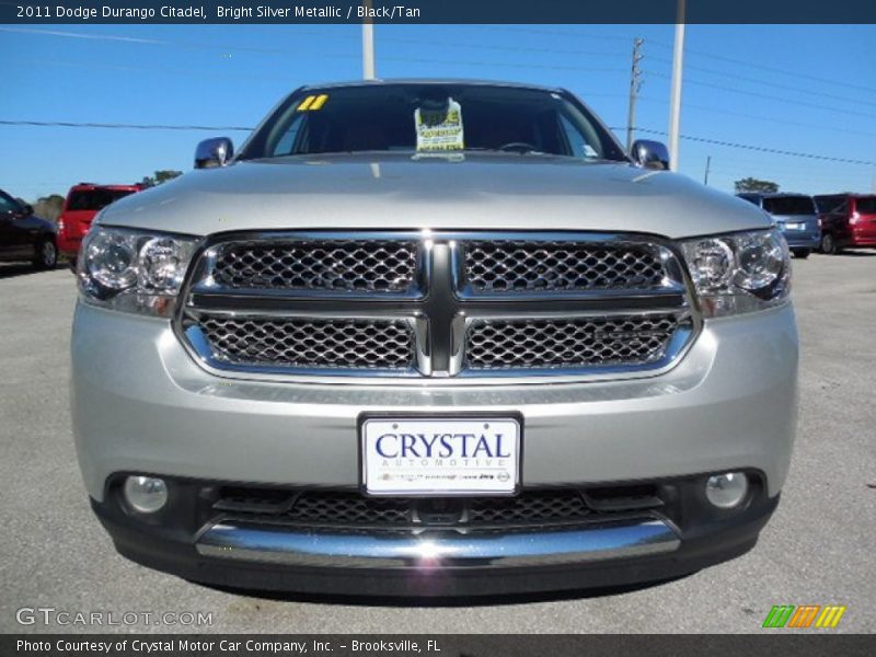 Bright Silver Metallic / Black/Tan 2011 Dodge Durango Citadel