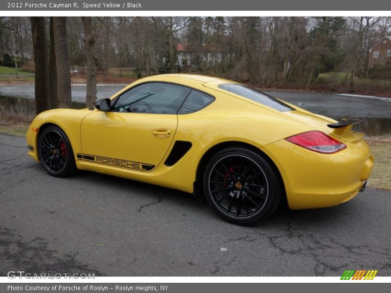  2012 Cayman R Speed Yellow