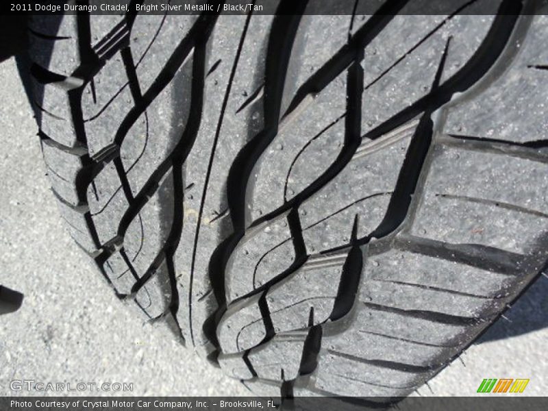 Bright Silver Metallic / Black/Tan 2011 Dodge Durango Citadel
