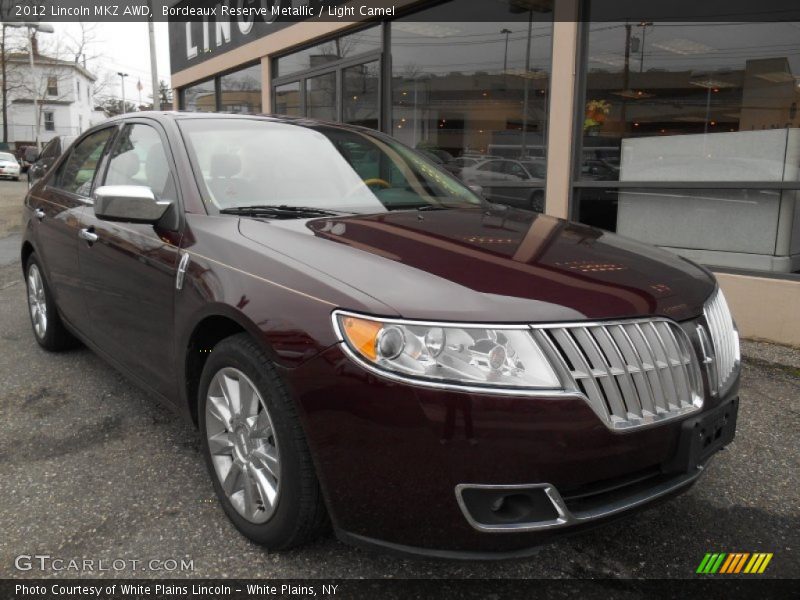 Front 3/4 View of 2012 MKZ AWD