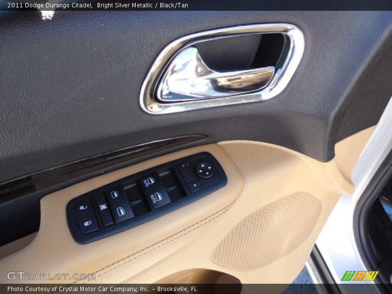 Bright Silver Metallic / Black/Tan 2011 Dodge Durango Citadel
