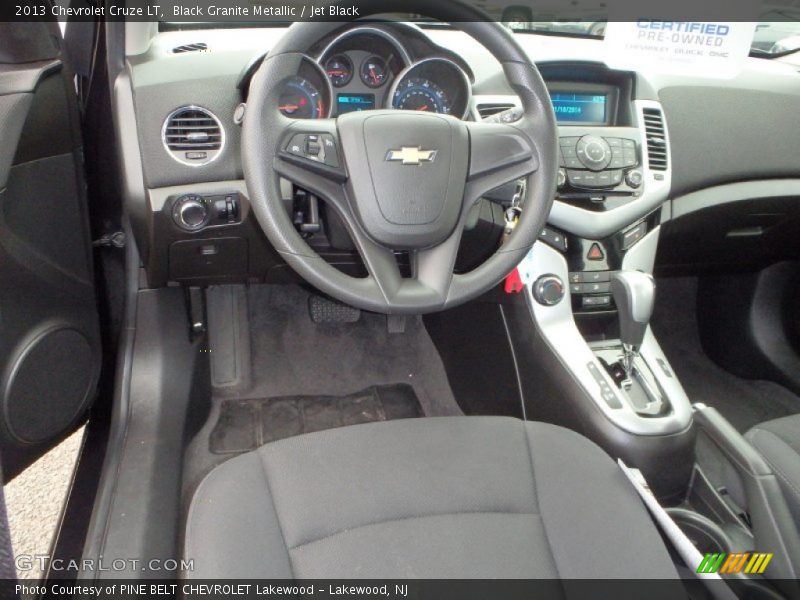 Black Granite Metallic / Jet Black 2013 Chevrolet Cruze LT