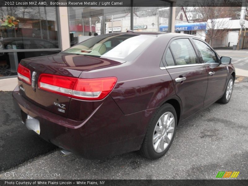 Bordeaux Reserve Metallic / Light Camel 2012 Lincoln MKZ AWD