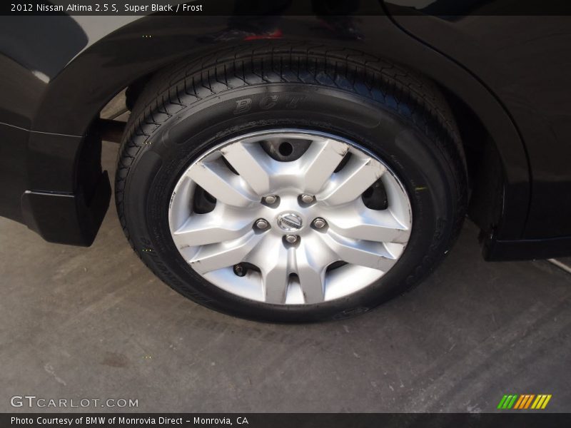 Super Black / Frost 2012 Nissan Altima 2.5 S