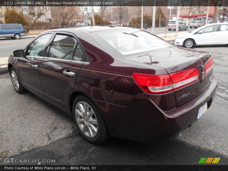 Bordeaux Reserve Metallic / Light Camel 2012 Lincoln MKZ AWD