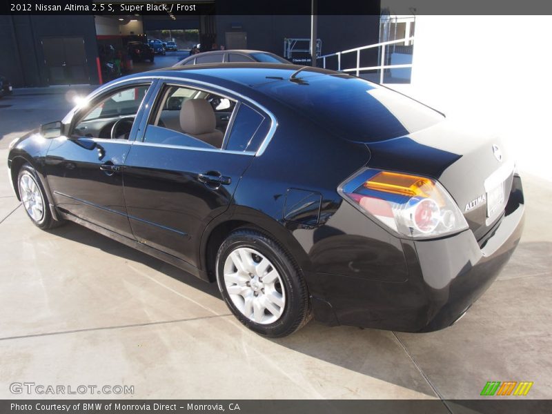 Super Black / Frost 2012 Nissan Altima 2.5 S