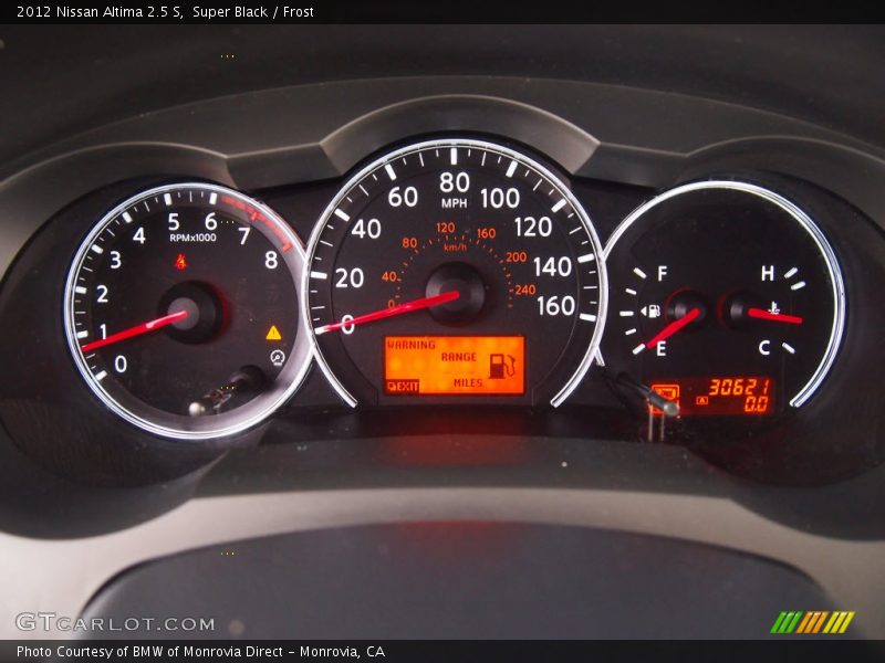 Super Black / Frost 2012 Nissan Altima 2.5 S