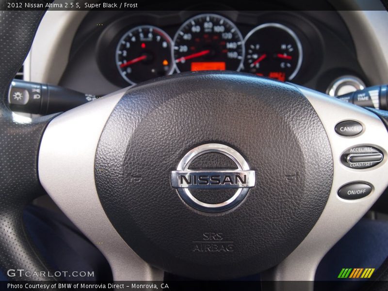 Super Black / Frost 2012 Nissan Altima 2.5 S