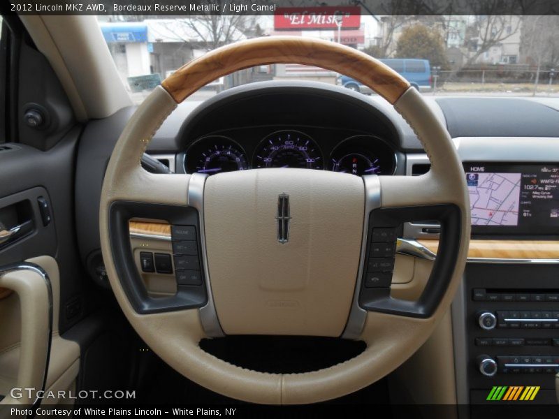 Bordeaux Reserve Metallic / Light Camel 2012 Lincoln MKZ AWD