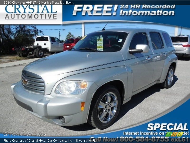 Silver Ice Metallic / Ebony 2010 Chevrolet HHR LT