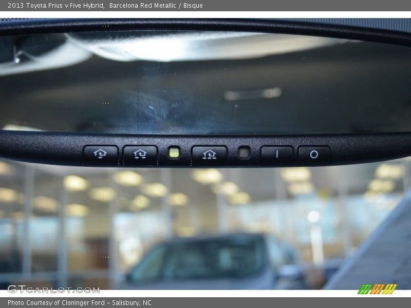 Barcelona Red Metallic / Bisque 2013 Toyota Prius v Five Hybrid