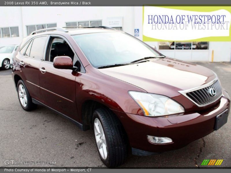 Brandywine Mica / Black 2008 Lexus RX 350 AWD
