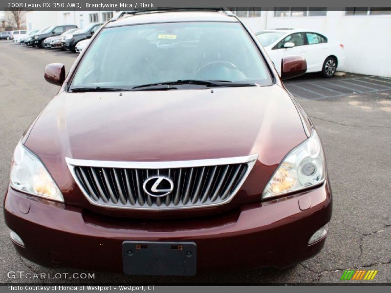 Brandywine Mica / Black 2008 Lexus RX 350 AWD