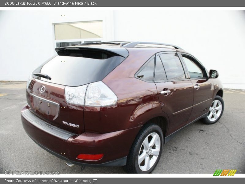 Brandywine Mica / Black 2008 Lexus RX 350 AWD