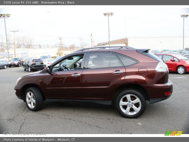 Brandywine Mica / Black 2008 Lexus RX 350 AWD