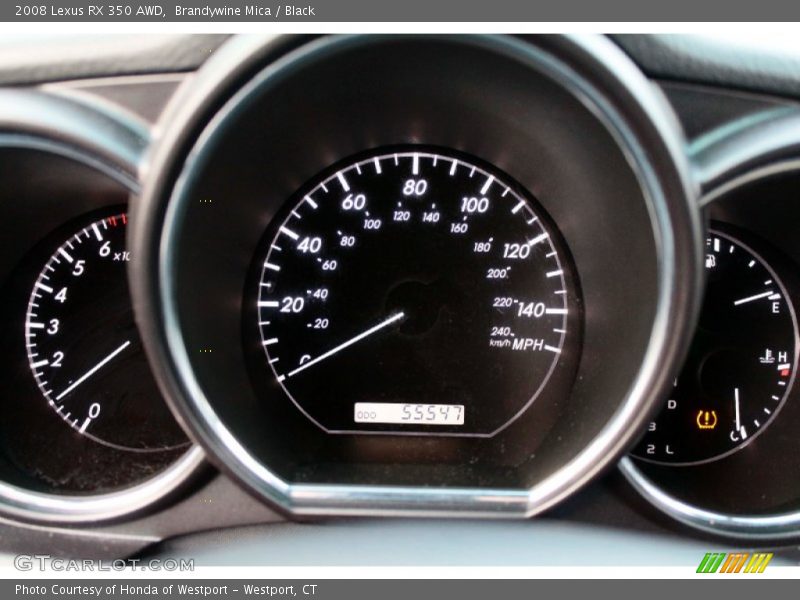 Brandywine Mica / Black 2008 Lexus RX 350 AWD