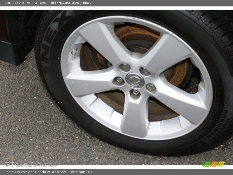 Brandywine Mica / Black 2008 Lexus RX 350 AWD