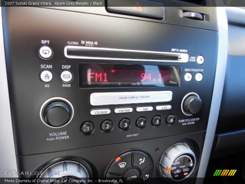 Azure Grey Metallic / Black 2007 Suzuki Grand Vitara