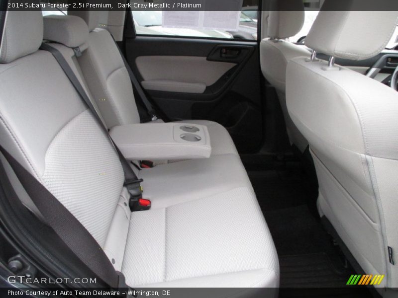 Dark Gray Metallic / Platinum 2014 Subaru Forester 2.5i Premium