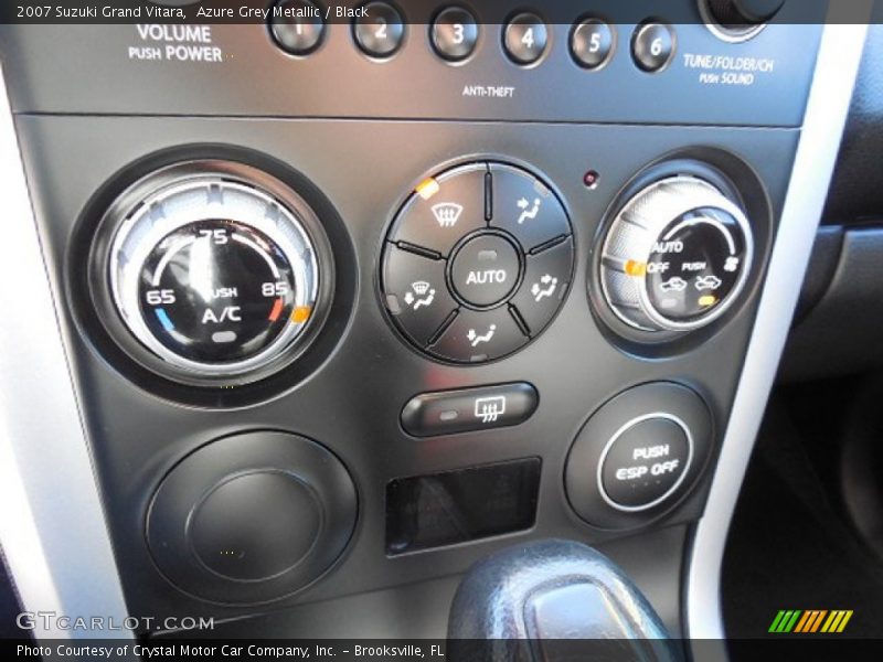 Azure Grey Metallic / Black 2007 Suzuki Grand Vitara
