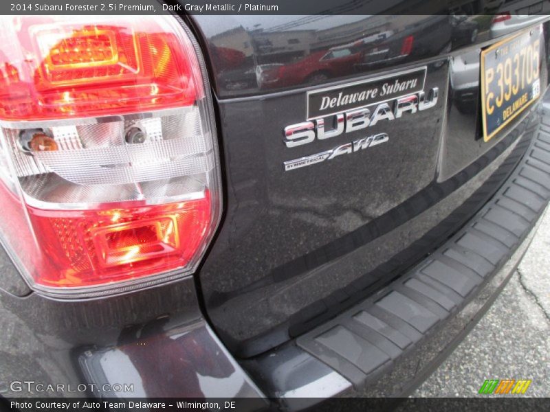 Dark Gray Metallic / Platinum 2014 Subaru Forester 2.5i Premium