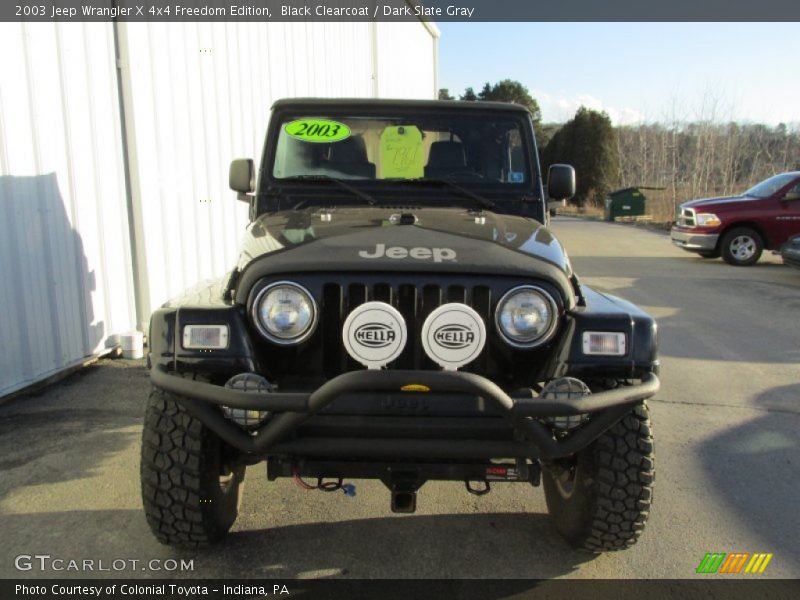 Black Clearcoat / Dark Slate Gray 2003 Jeep Wrangler X 4x4 Freedom Edition