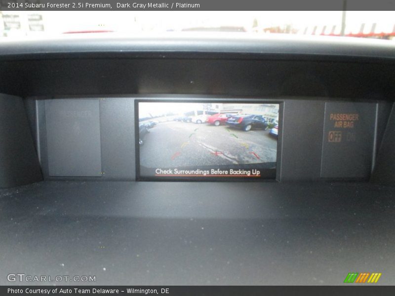 Dark Gray Metallic / Platinum 2014 Subaru Forester 2.5i Premium
