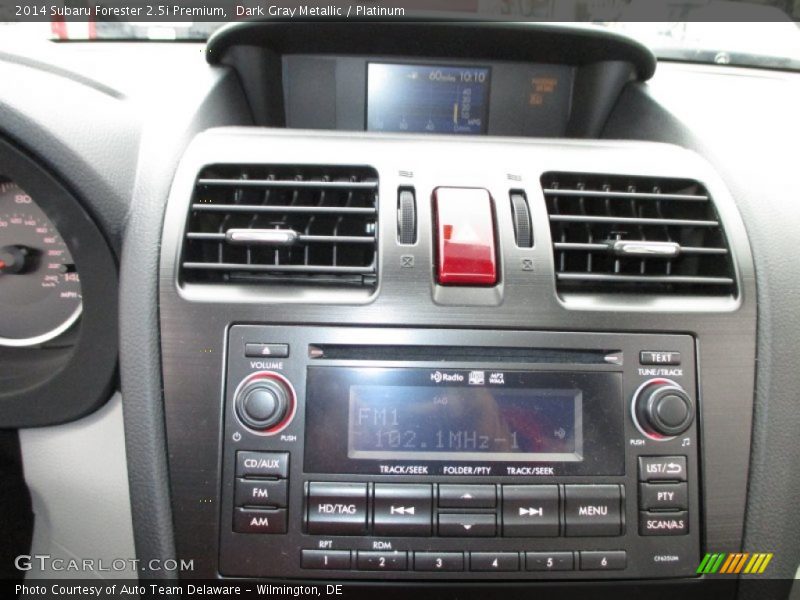 Dark Gray Metallic / Platinum 2014 Subaru Forester 2.5i Premium
