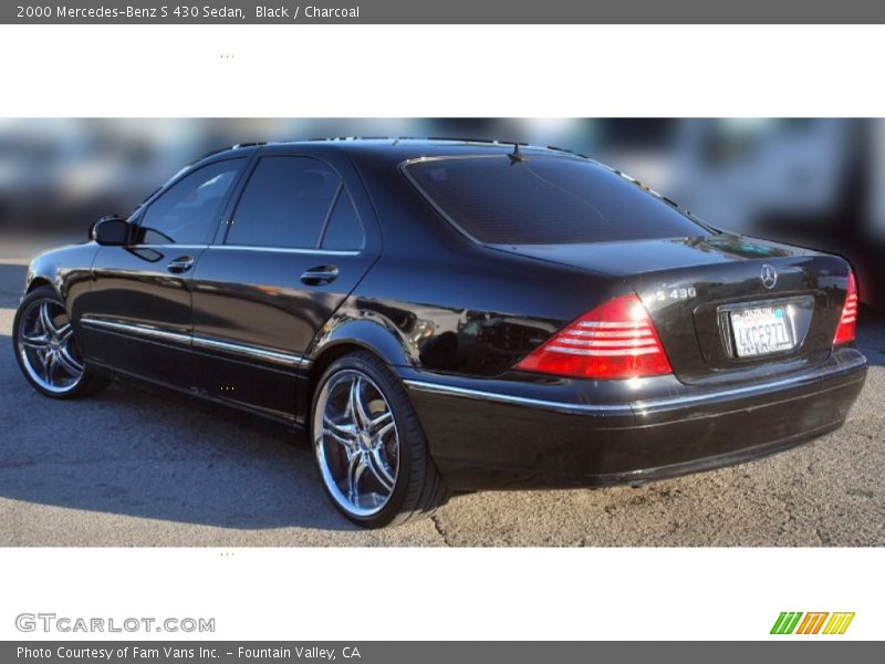 Black / Charcoal 2000 Mercedes-Benz S 430 Sedan