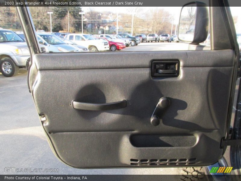 Black Clearcoat / Dark Slate Gray 2003 Jeep Wrangler X 4x4 Freedom Edition