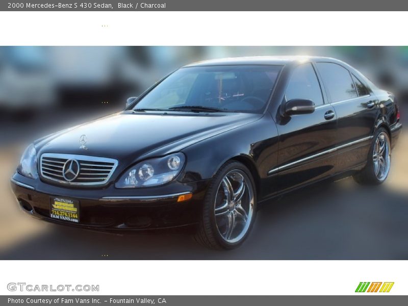 Black / Charcoal 2000 Mercedes-Benz S 430 Sedan