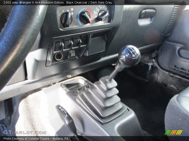  2003 Wrangler X 4x4 Freedom Edition 5 Speed Manual Shifter
