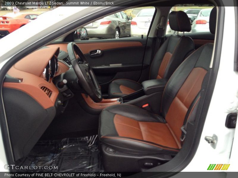 Front Seat of 2009 Malibu LTZ Sedan