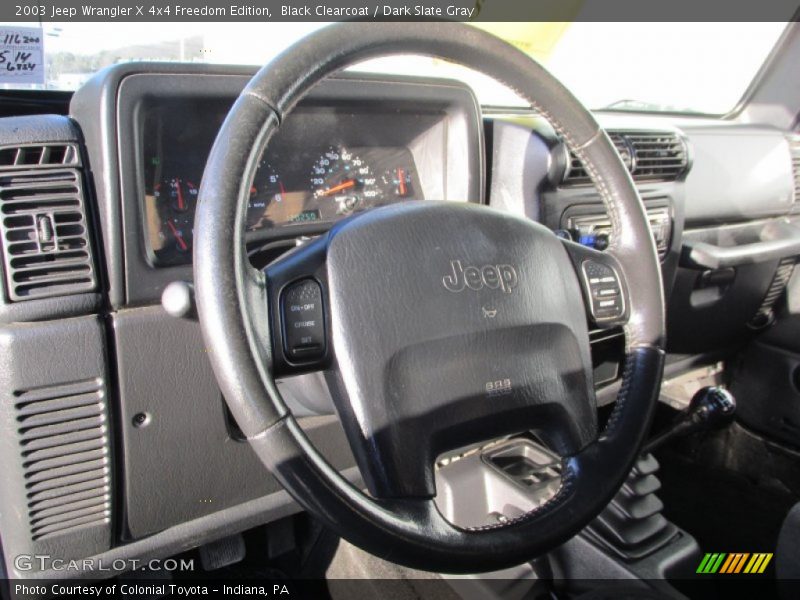  2003 Wrangler X 4x4 Freedom Edition Steering Wheel
